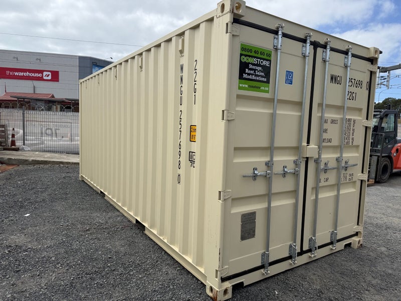 20 ft New Build Beige and Charcoal Colour Containers Carousel 13