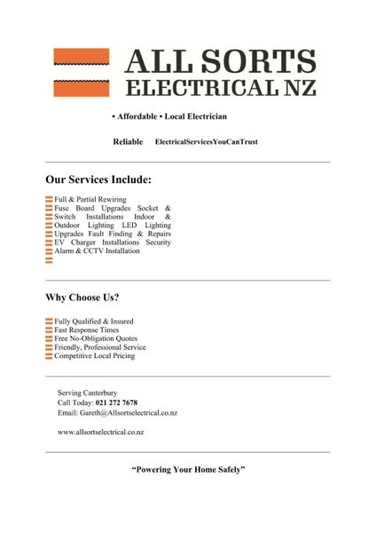 A Wide Range Of Electrical Services Carousel 2