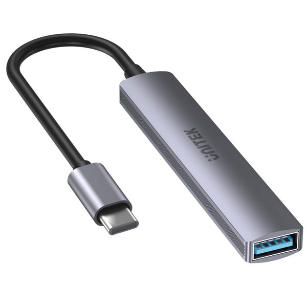 Unitek 4-in-1 USB Multi-Port Ultra Slim Hub with USB-C Connector - Space Grey 1x Carousel 2