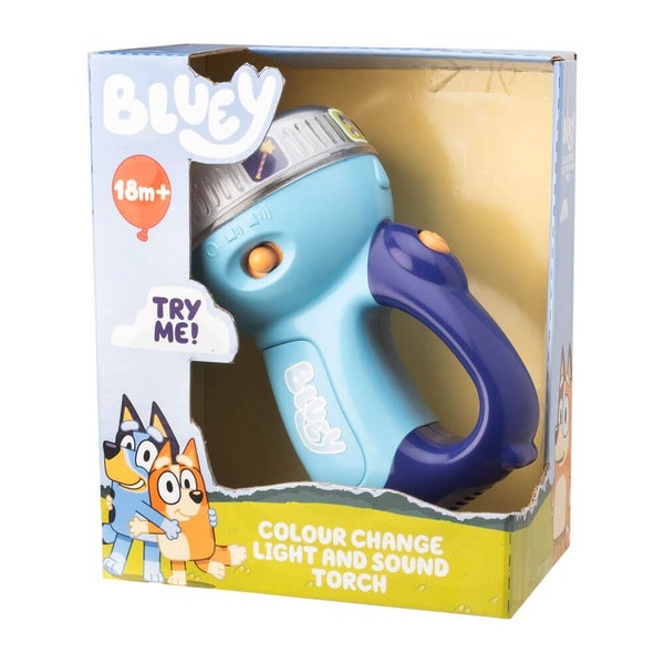 Bluey | Bluey Colour Change Light & Sound Torch | Interactive Toy | 1 year+ Carousel 2