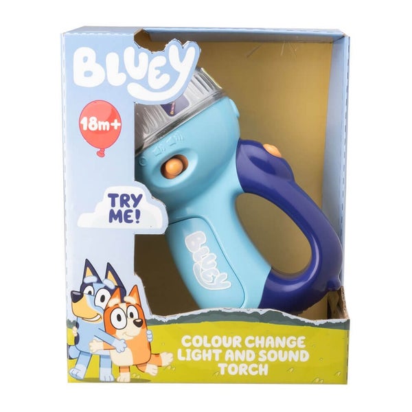 Bluey | Bluey Colour Change Light & Sound Torch | Interactive Toy | 1 year+ Carousel 7
