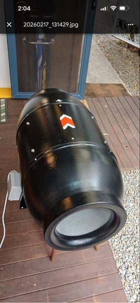 300mm silenced 2 speed inline fan (never been installed) Carousel 1