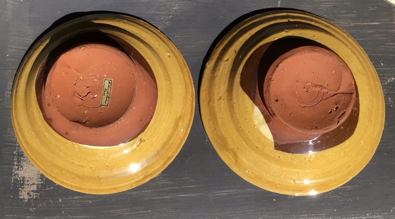 Richard Parker: pair of classic rustic bowls 1980’s Carousel 2