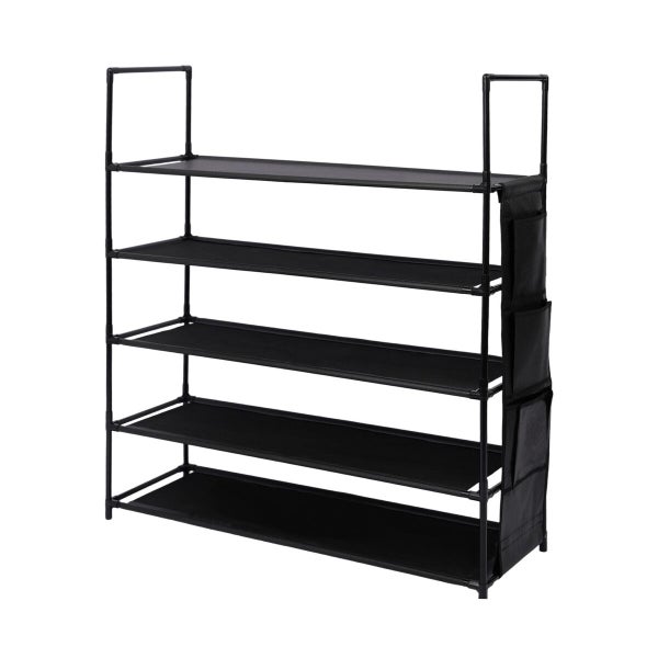 5 Tier Stackable Shoe Rack Storage Cabinet Organiser Shelf Carousel 9