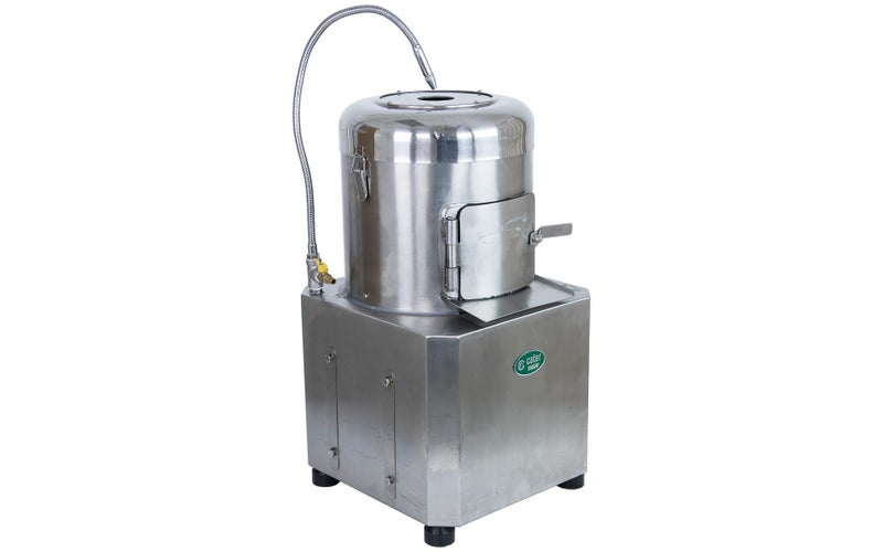 8kg Potato Peeling Machine - 350W Electric - Commercial Kitchen Drum Peeler Carousel 1