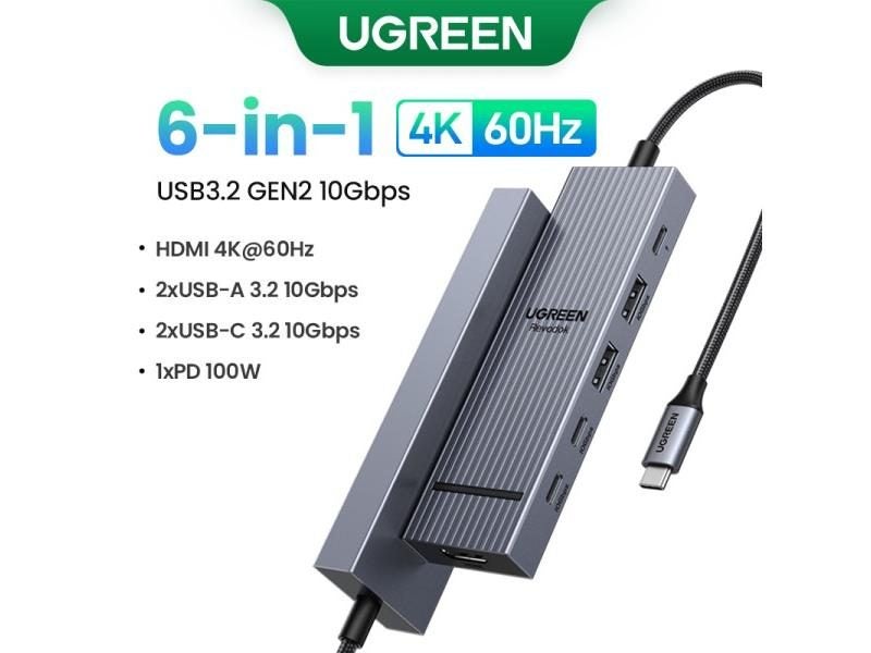 12-in-1 USB C Hub For MacBook Dell HP 4K120Hz DP Carousel 1