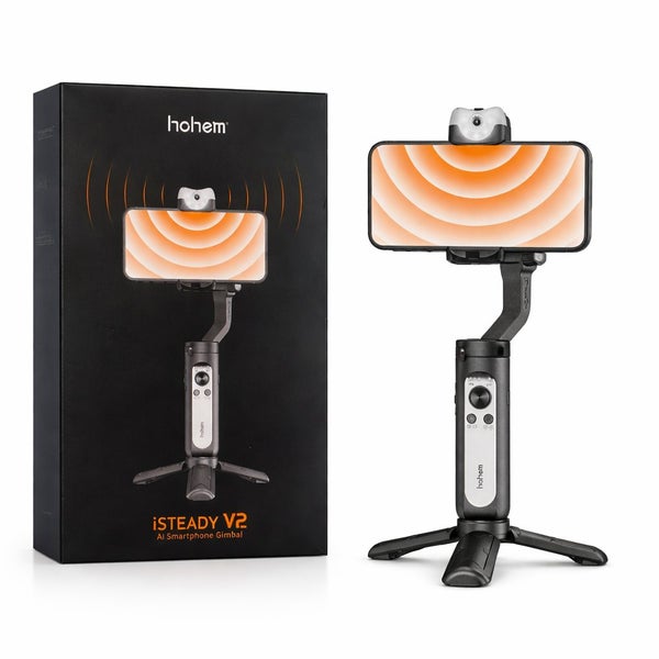 Smartphone Gimbal 3-Axis Stabiliser With AI Tracking – Hohem iSteady V2