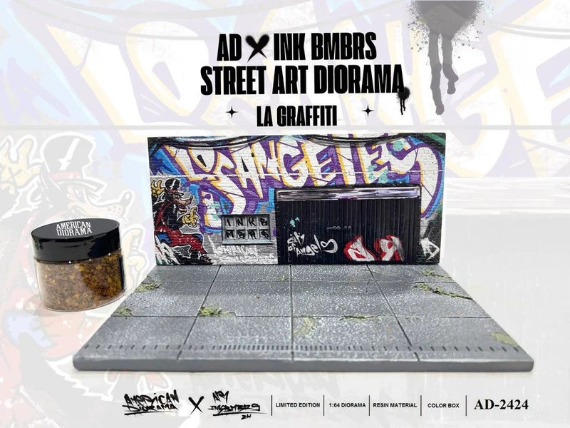 1:64 Street Art Diorama: LA Graffiti Carousel 1