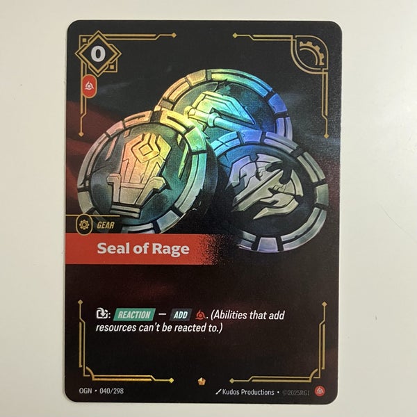 Riftbound Seal of Rage 040/298 Carousel 1