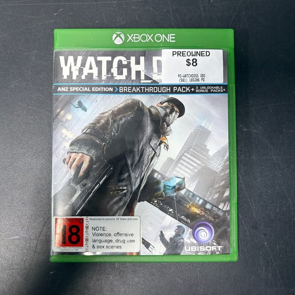 *$1 RESERVE* Watch Dogs - Xbox One Game (Auction No 72) Carousel 1