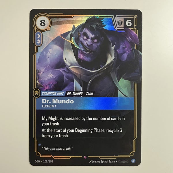 Riftbound Dr Mundo 109/298 Carousel 1