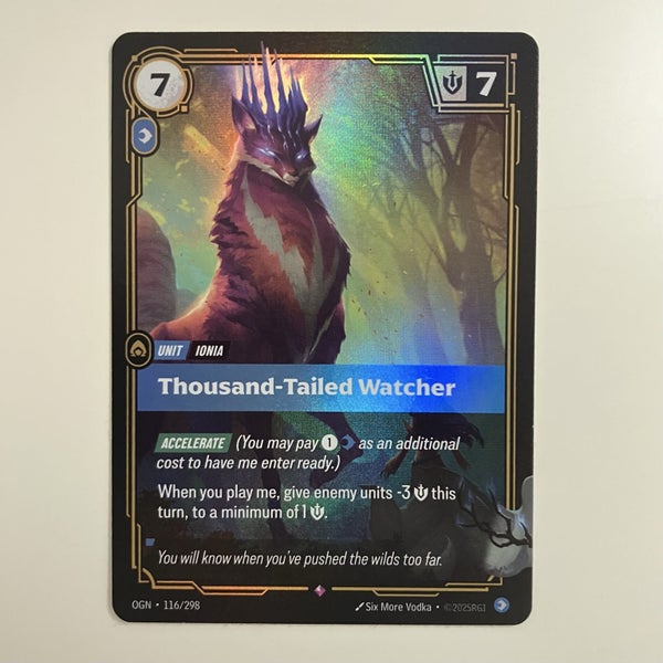 Riftbound Thousand-Tailed Watcher 116/298 Carousel 1