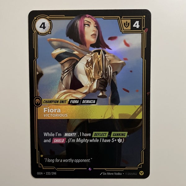 Riftbound Fiora 232/298 Carousel 1