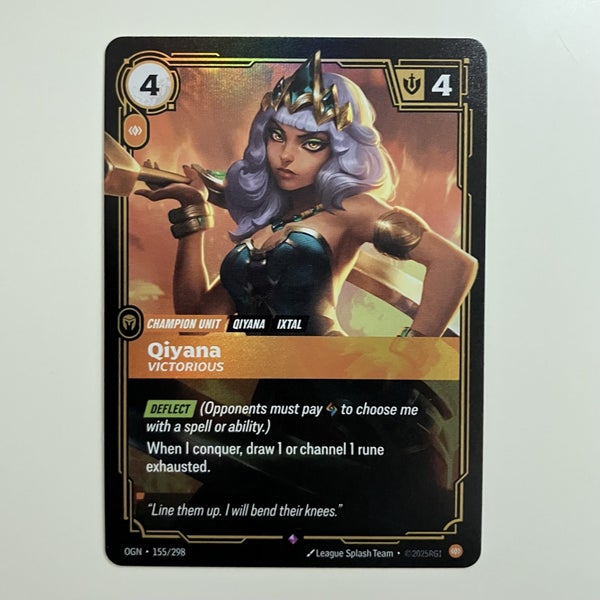 Riftbound Qiyana 155/298 Carousel 1