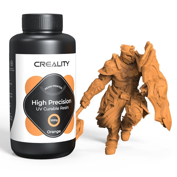 Creality LCD 8K High Precision UV Curable Resin 1000grams- Orange Carousel 1