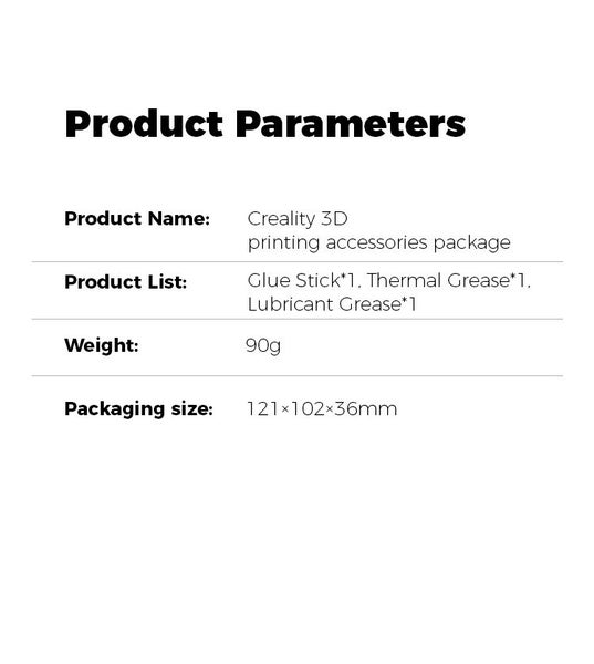 Creality 3D Printing Accessories Pack Carousel 10