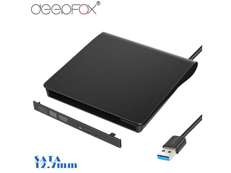 External SATA To USB 3.0 DVD Drive Enclosure For Laptop Carousel 1