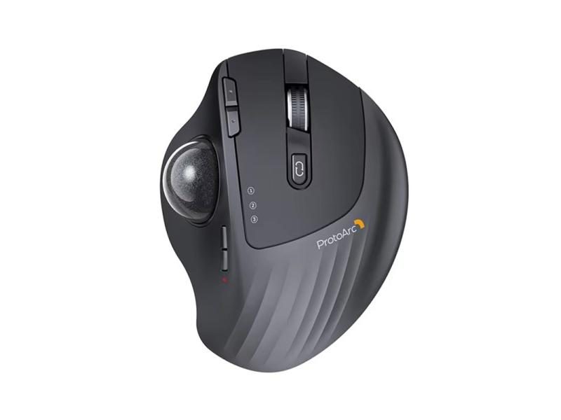 Wireless Trackball Mouse Rechargeable Bluetooth For PC IPad Mac Carousel 1