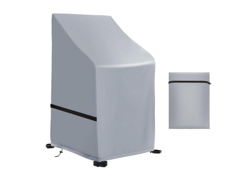 Waterproof Anti-UV Stackable Patio Chair Covers 210D Oxford Carousel 1