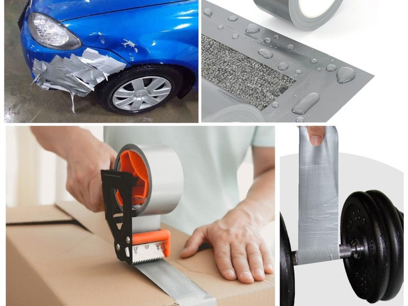 48mm x 50m Duct Tape Silver Carousel 9