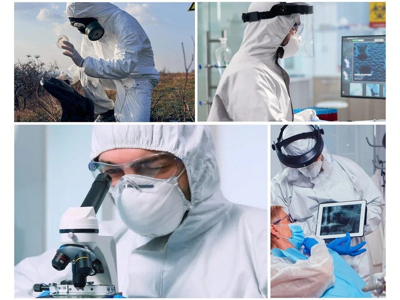 Disposable Microporous Coveralls 4XL Carousel 7