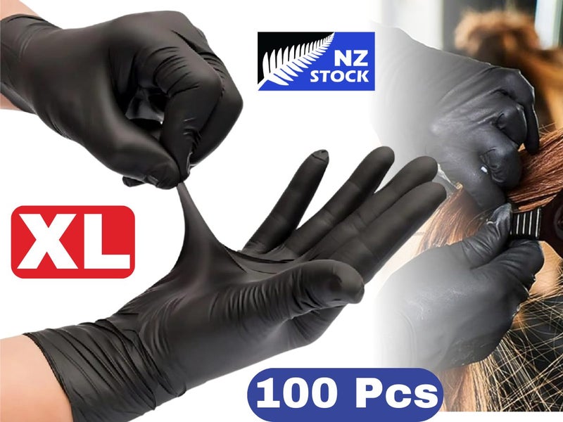 Disposable Nitrile Gloves Black (Over Stocked) Carousel 1