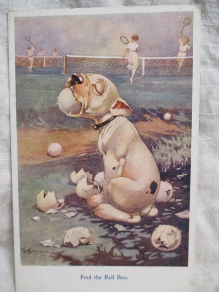 PC 4276 - Bonzo Postcard - Fred The Ball Boy Carousel 1