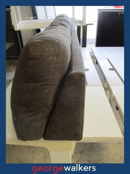 PR6554 Neutral Fabric Bench Seat Cushion & Back Rest Carousel 2