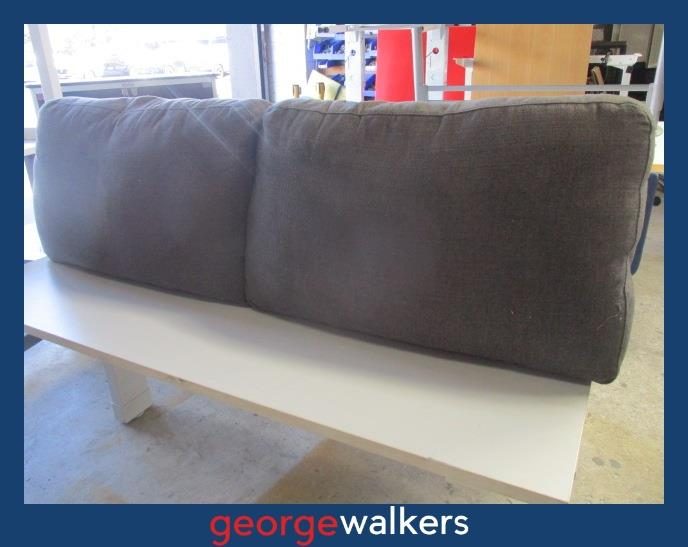 PR6554 Neutral Fabric Bench Seat Cushion & Back Rest Carousel 4