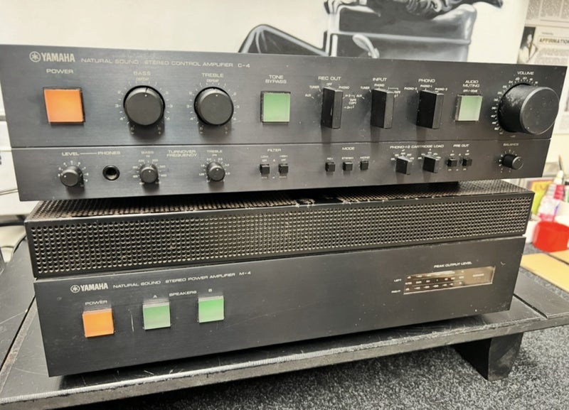 Vintage Yamaha C4 & M4 Pre & Amp Carousel 10