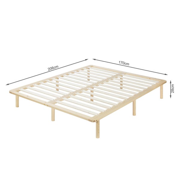 King Wooden Bed Base Carousel 10