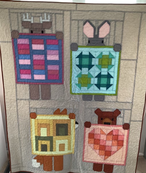 Baby show and tell quilt V3 Carousel 1