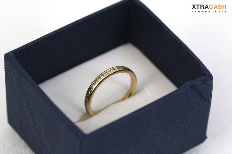 14ct Yellow Gold And Diamond Band Carousel 1