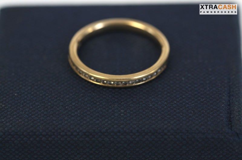 14ct Yellow Gold And Diamond Band Carousel 2