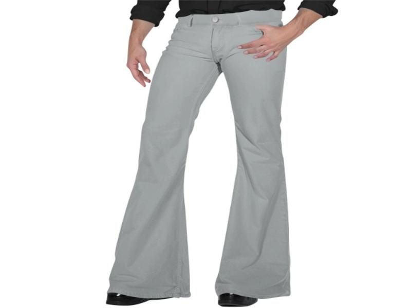 Men's Vintage Stretch Flared Trousers Casual Wide Leg Streetwear Carousel 1