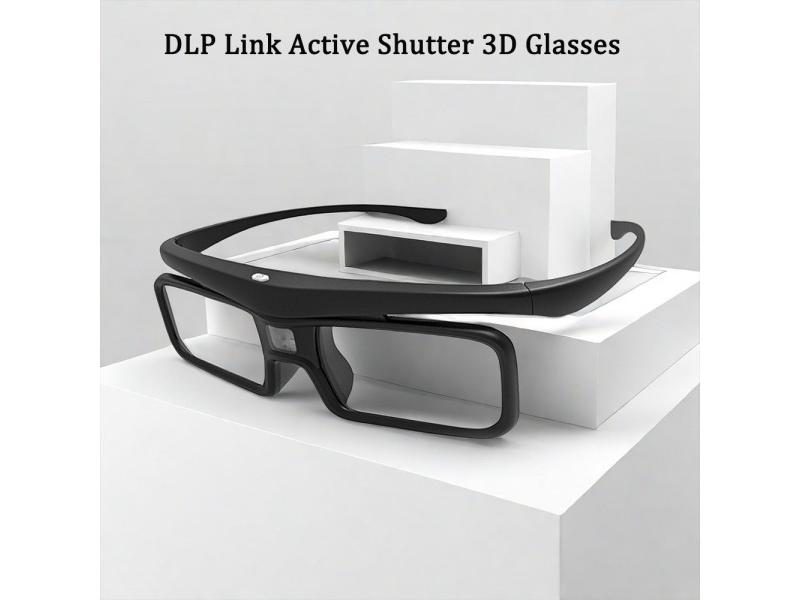 USB Rechargeable 3D Glasses For DLP Projector Home Cinema Carousel 1