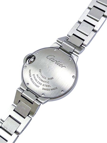 Cartier Ballon Bleu De Cartier DIAMOND Automatic Steel Ladies Wristwatch 3489 Carousel 7