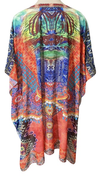 CZARINA • LUXE JEWELS CRYSTALS NECKTIE KAFTAN • OSFA Carousel 7