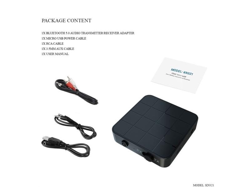 Bluetooth Receiver Transmitter Wireless Adapter For Speaker TV Car PC Carousel 1