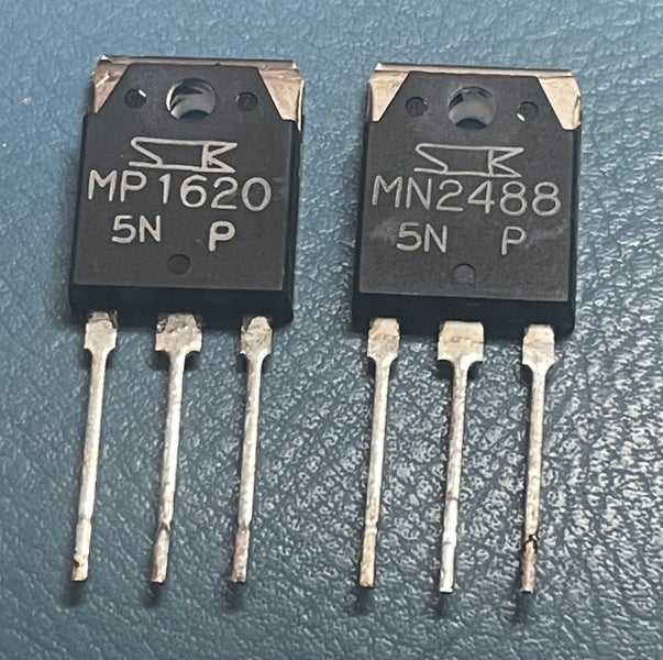 Darlington Transistors MN2488 & MP1620 Carousel 1