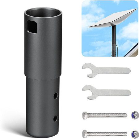 Aluminium Mount for Starlink V2 Heavy Duty Cylindrical Bracket Weather-Resistant Carousel 1