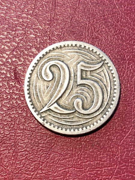 Czechoslovakia 25 Haleru 1933 Carousel 2