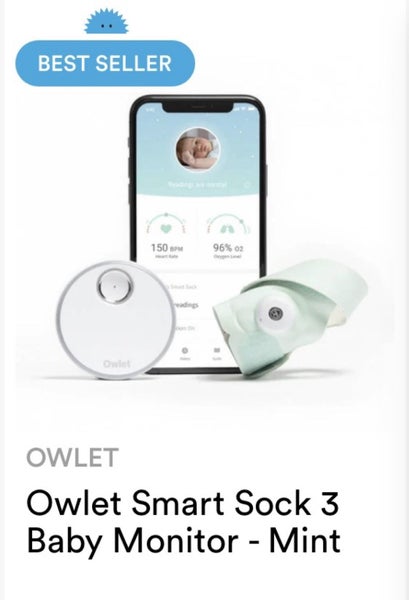 Owlet Smart Sock 3 / Mint Carousel 1