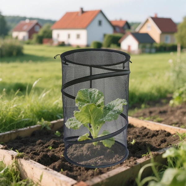 Pop Up Plant Covers 3 Pack Instant Garden Protection with 12 Pins 18 Labels,Inse Carousel 2