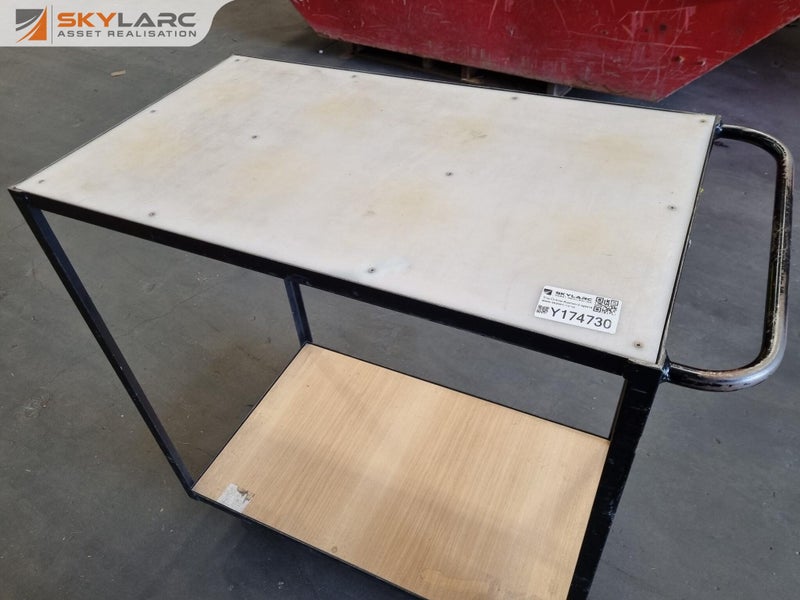 Sturdy Mobile Shelf Trolley Carousel 2