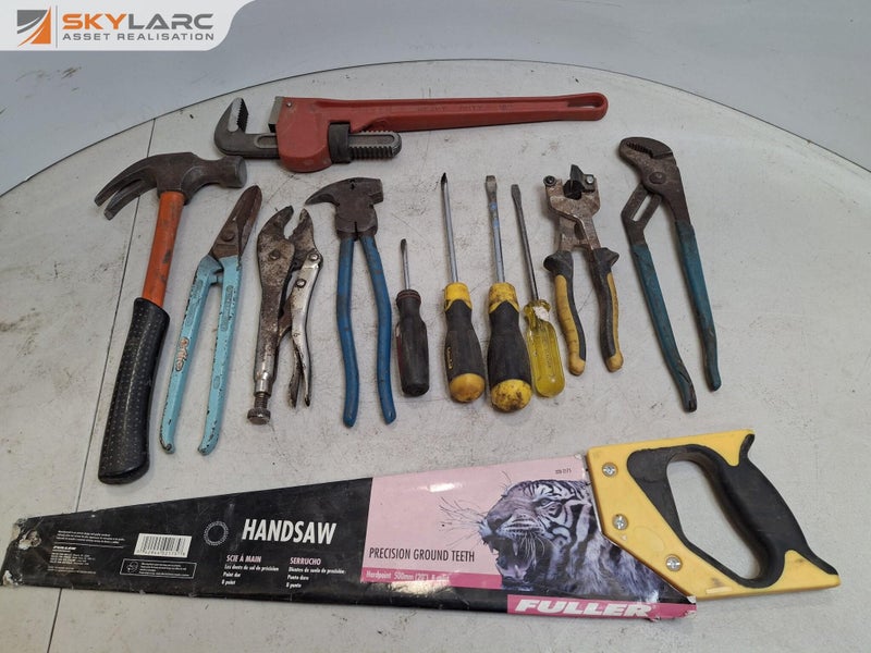 Assorted Hand Tools and Fuller Handsaw Carousel 1