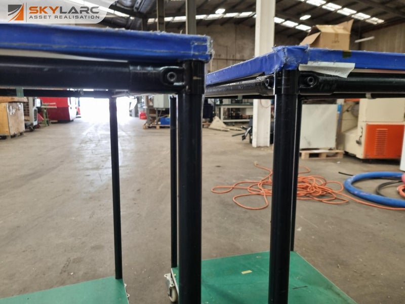 2x Mobile Shelf Trollies Carousel 5