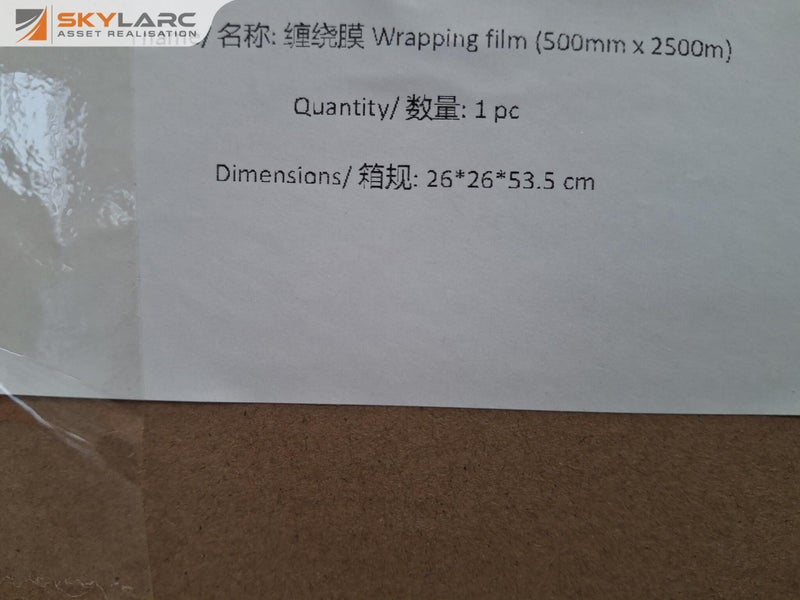 Pallet Wrapping Machine Clear Roll 500mm x 2500m Carousel 3