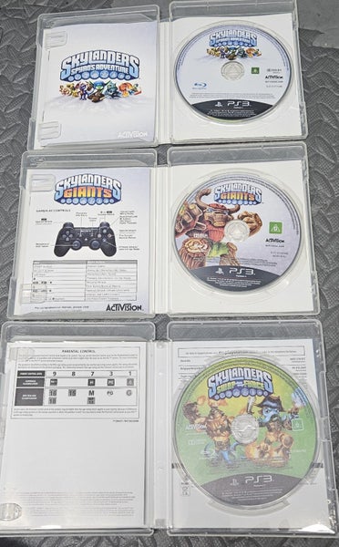 Skylanders x3 PS3 Games Carousel 2