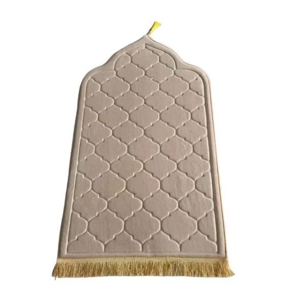 Hod Health & Home Muslim Prayer Rug Mat For Ramadan Flannel Carpet Non-Slip Soft Carousel 3